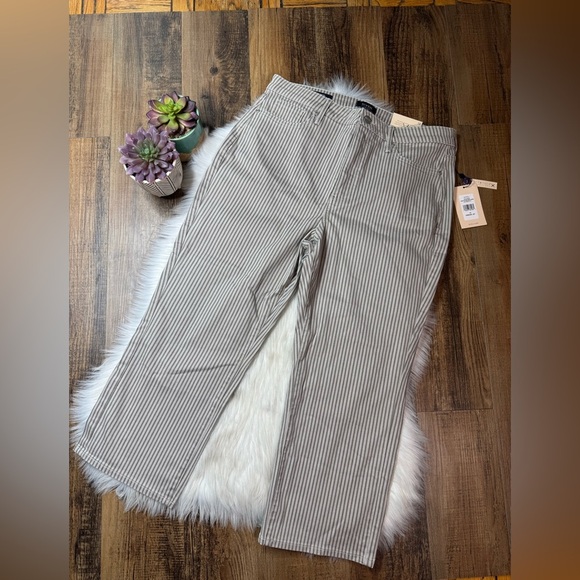 NYDJ
Joni High-Rise Relaxed Capri in Sandbar Stripe - Picture 2 of 8